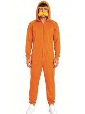 Orange Jumpsuit Costume - Mens Halloween Costumes